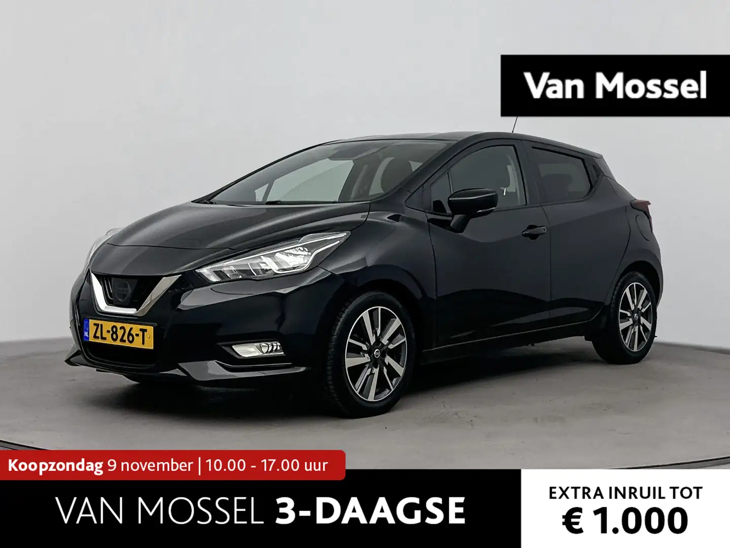 Nissan Micra 1.0 IG-T N-Connecta 100PK | Navigatie | Achteruitr Noir - 1