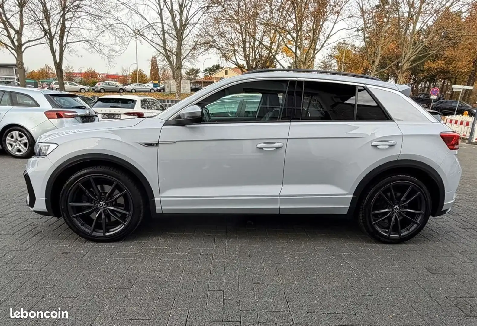 Volkswagen T-Roc 2.0 TSI R 4Motion 300CH DSG-GPS-LED-ACC-DCC-VIRTUAL COCKPIT-SON BEATS-TOIT OUVRANT PANORAMIQUE-WHITE SILVER-CARTE GRISE E Gris - 2