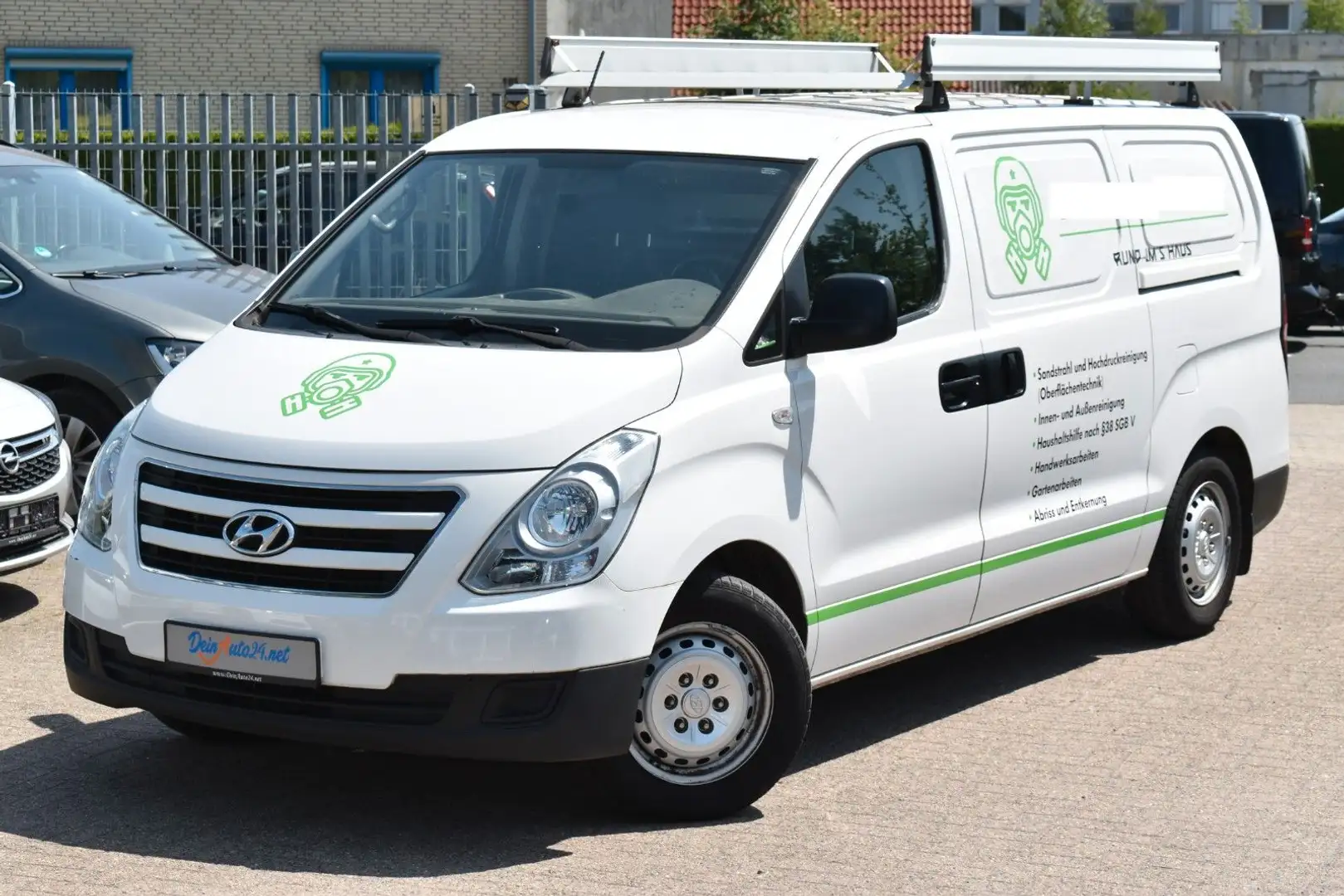 Hyundai H-1 Kasten 2.Hand|Klima|TÜV|AHK|BC|Flügeltüren Blanc - 1