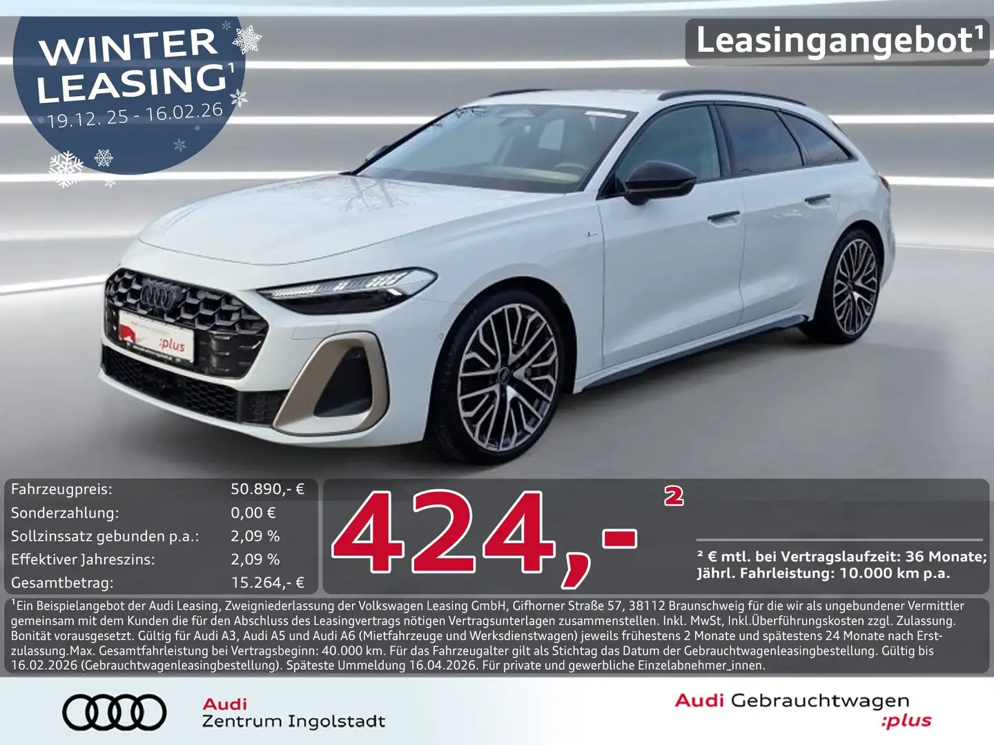 Audi A5 Avant TFSI S line edition one Tech+ 20" AHK Weiß - 1