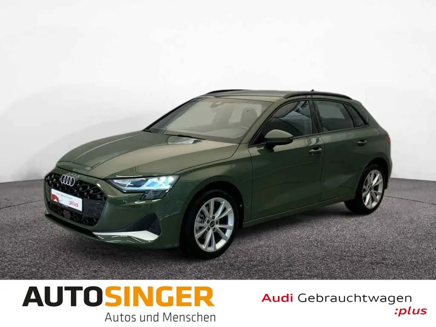 Audi A3 Sportback advanced 35 TFSI *NAVI*AHK*GRA*PDC* Grün - 1
