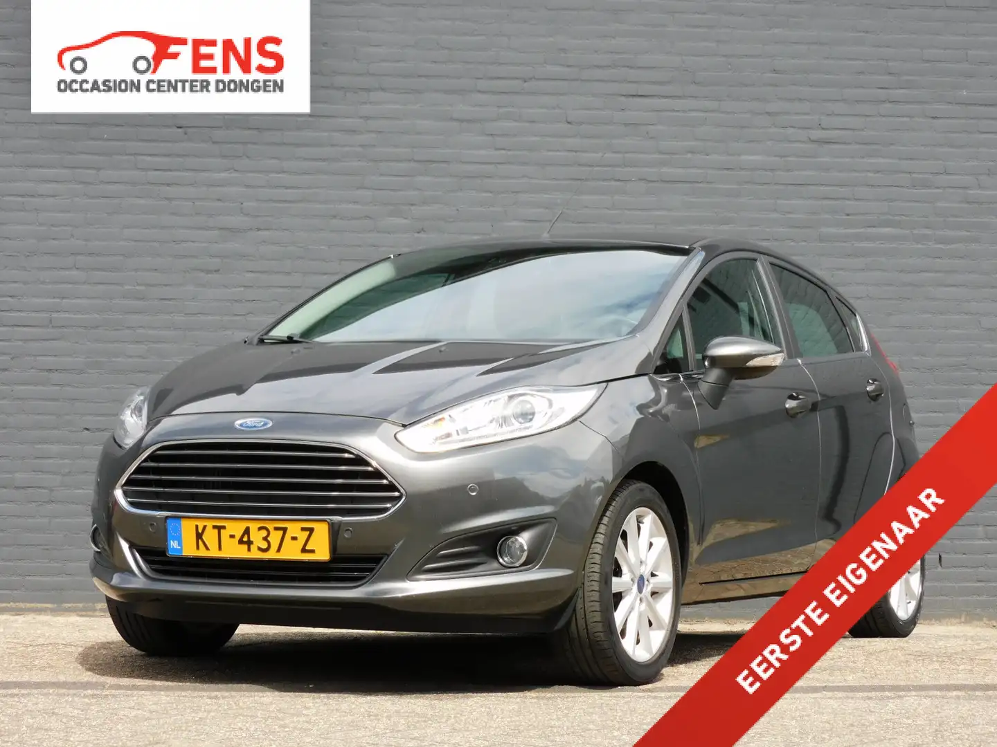 Ford Fiesta 1.0 EcoBoost Titanium 1e EIGENAAR! TOPSTAAT! FULLM Grau - 1