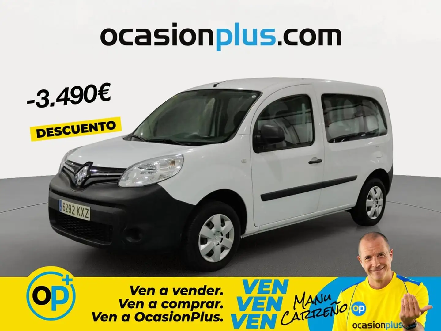 Renault Kangoo Combi 1.5dCi En. Profesional N1 55kW Blanco - 1