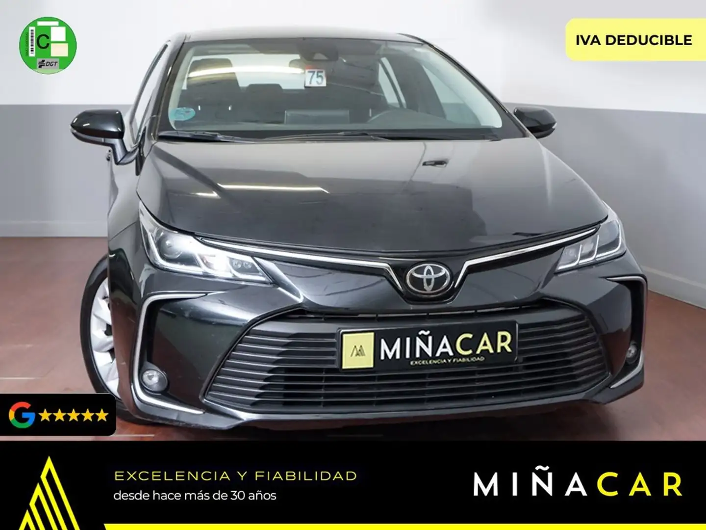 Toyota Corolla 1.5 125 Sedan 92 kW (125 CV) Negro - 1