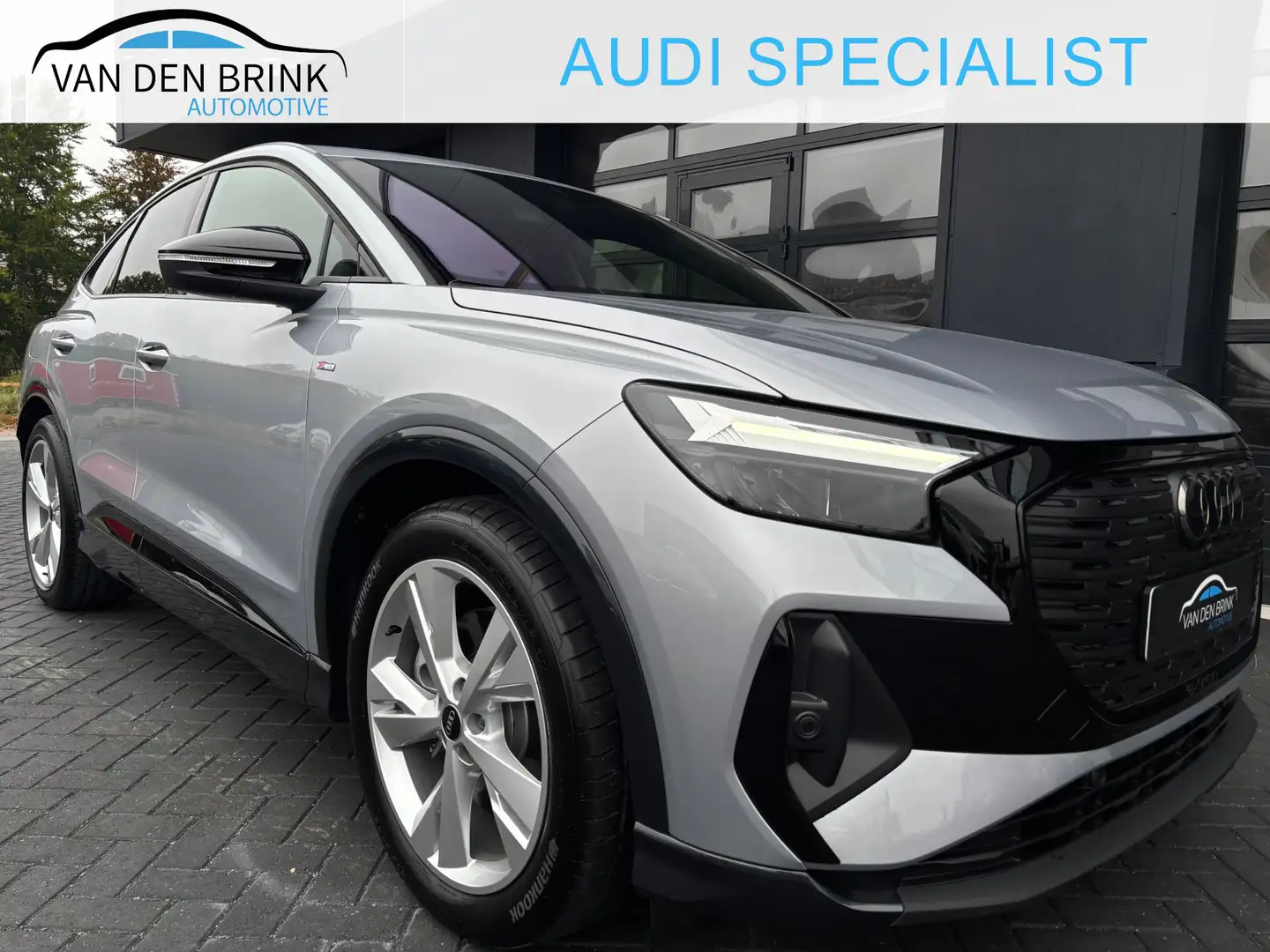 Audi Q4 e-tron Sportback 45 S-line Audi fabr.gar. 2029 Grijs - 1