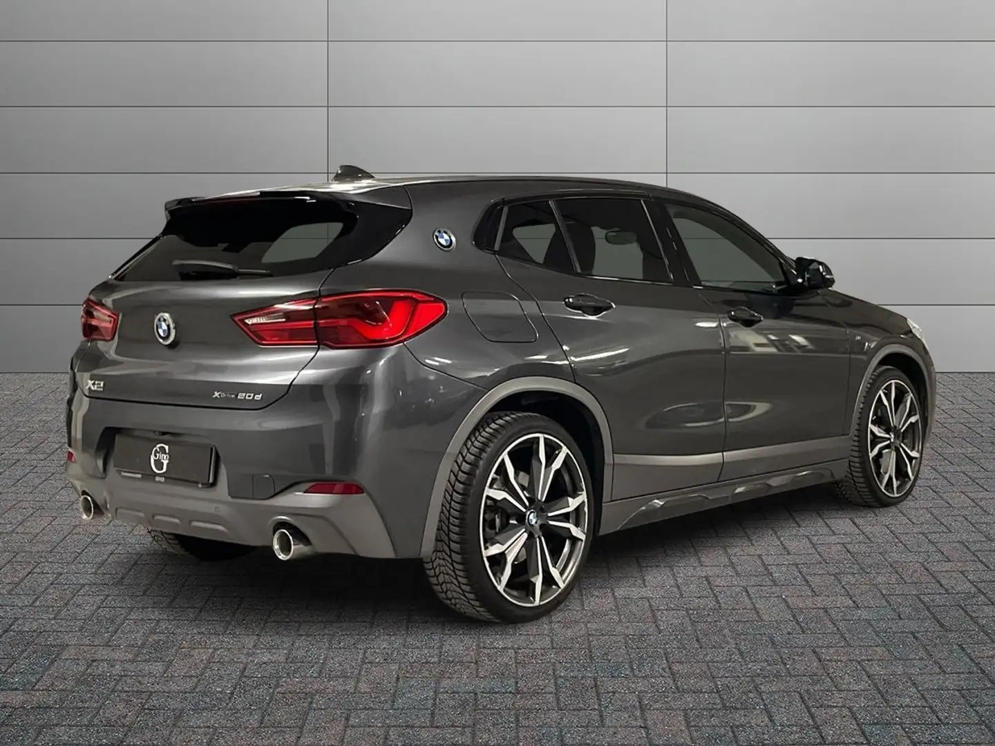 BMW X2 xdrive20d Msport auto Gris - 2