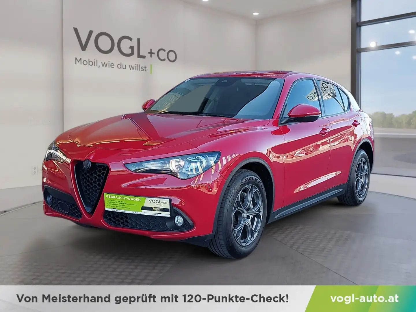 Alfa Romeo Stelvio 2,2 Diesel ATX RWD Rojo - 1