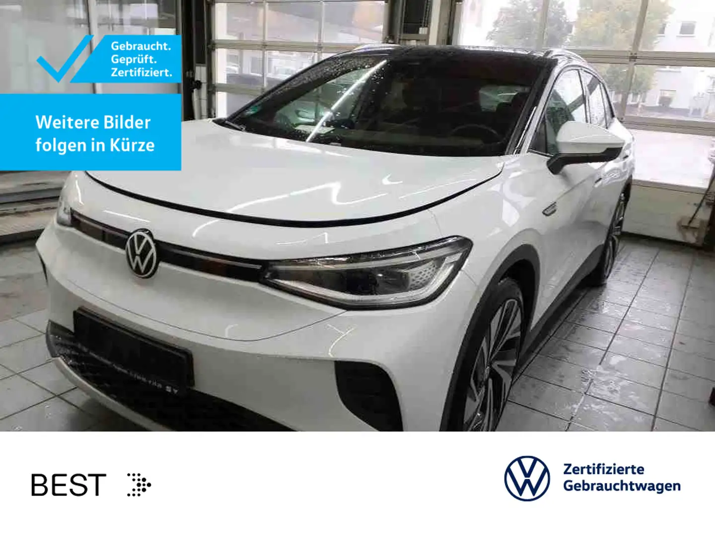 Volkswagen ID.4 Pro Performance*WÄRMEPUMPE*IQ.LIGHT*AHK*PAN Weiß - 1