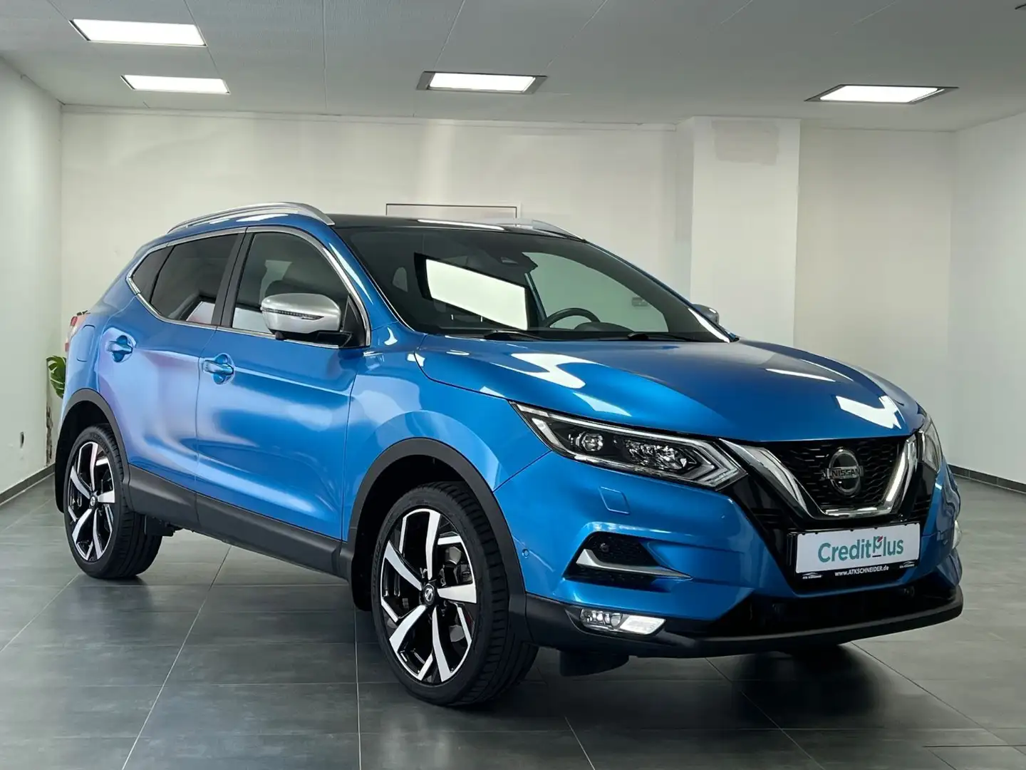 Nissan Qashqai Tekna+/PANO/360°/NAVI/DAB/SHZ/LEDER/TEMP Blau - 1