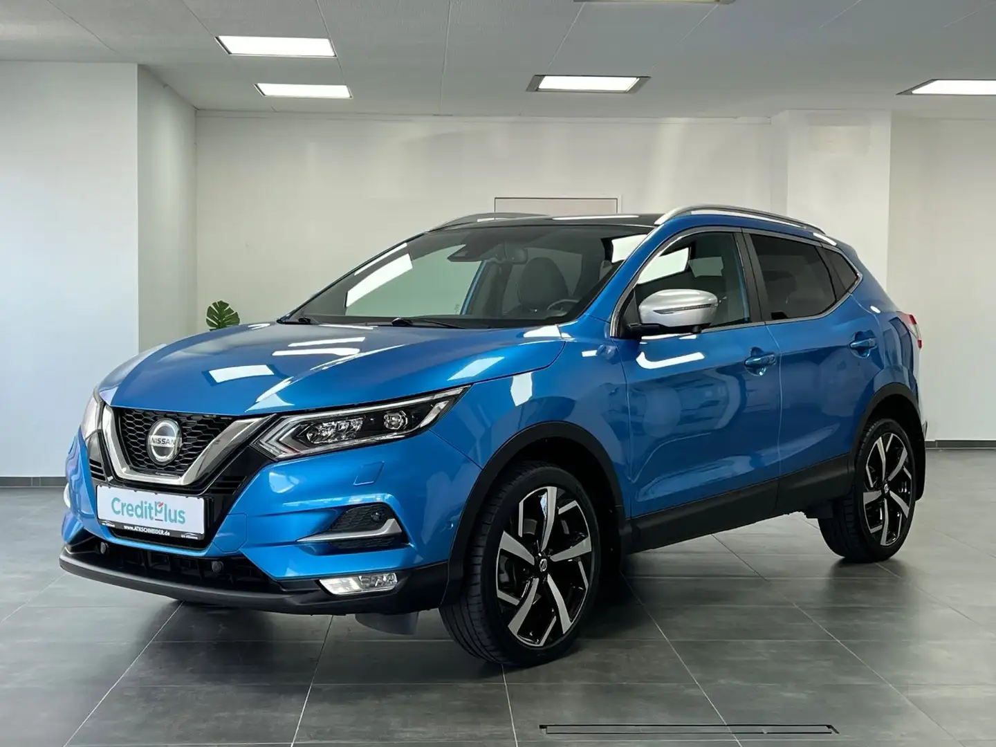 Nissan Qashqai Tekna+/PANO/360°/NAVI/DAB/SHZ/LEDER/TEMP Blau - 2