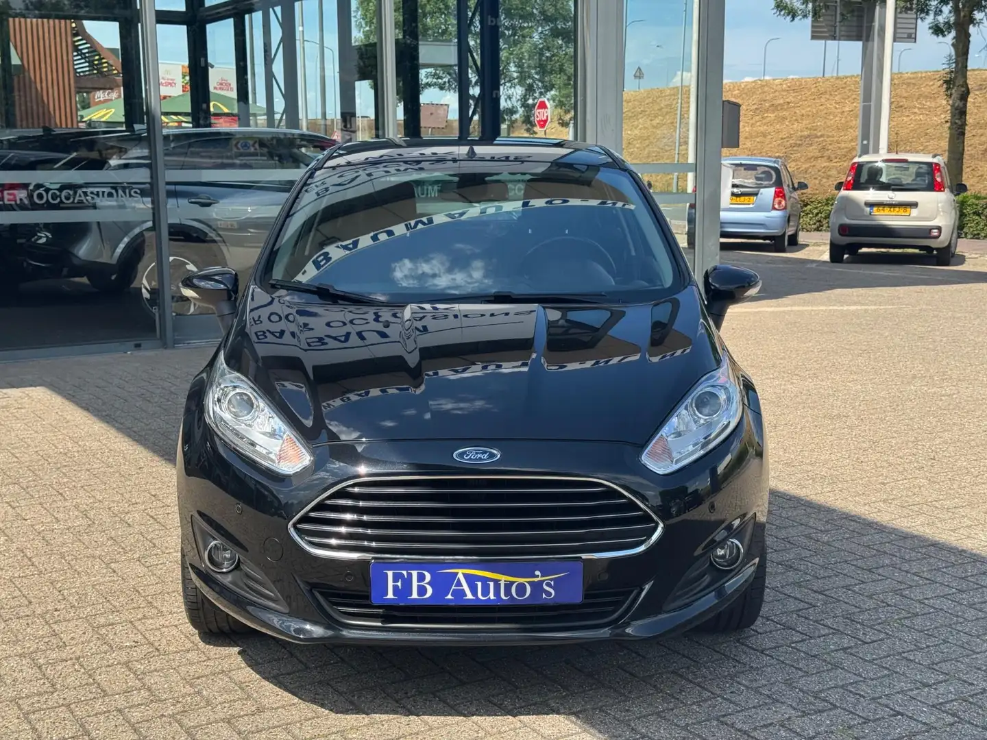 Ford Fiesta 1.0 Titanium Airco Lmv Stoel-Verwarming Zwart - 2