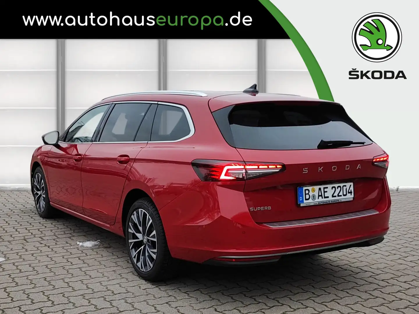 Skoda Superb Combi 2.0 TDI DSG L&K DashCam ACC Navi Pano Massag Czerwony - 2