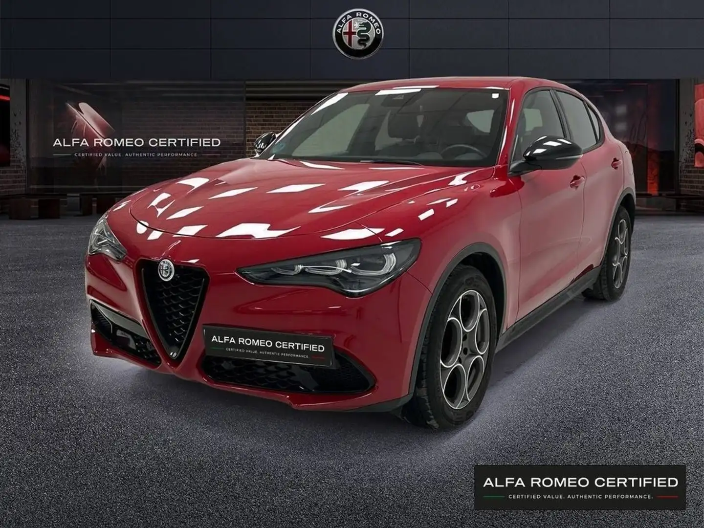 Alfa Romeo Stelvio 2.2 Diesel 118kW (160CV)  RWD Sprint Rojo - 1