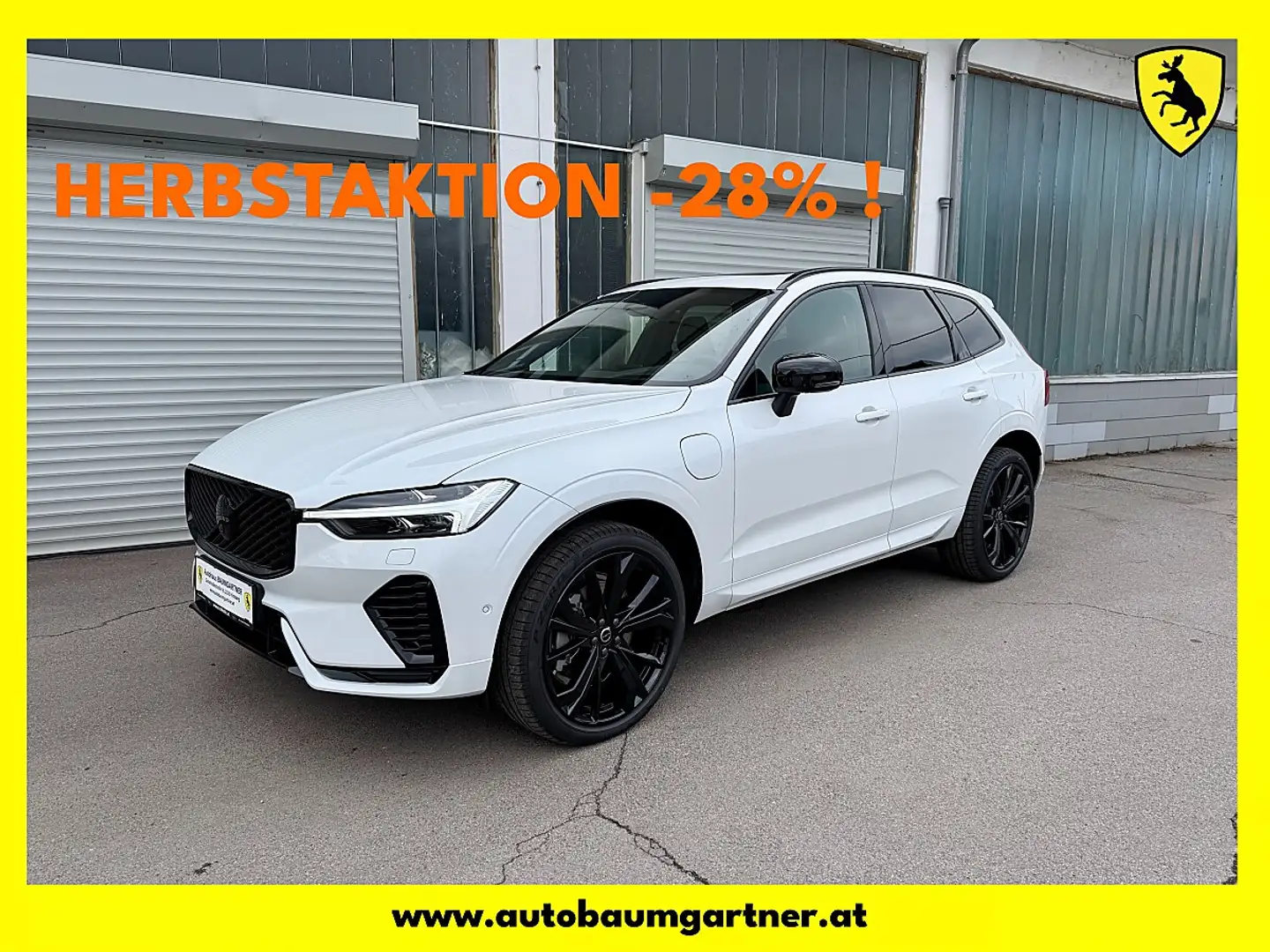 Volvo XC60 T6 AWD PHEV 18,8kWh Ultra Black Edition Aut. Sc... Weiß - 1