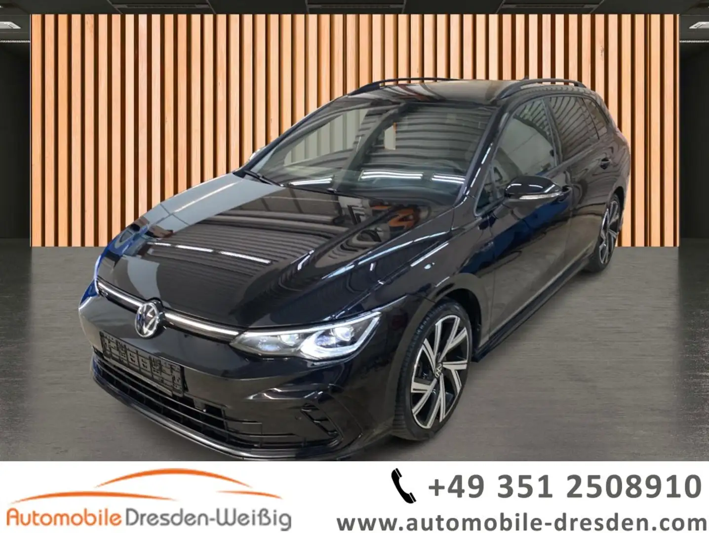Volkswagen Golf Variant 2.0 TSI DSG R-Line*Navi*ACC*Stdhzg* Schwarz - 1