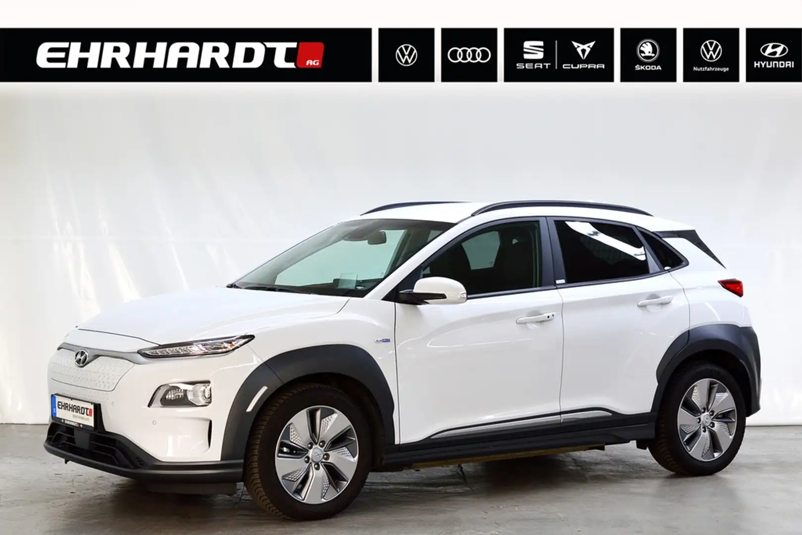 Hyundai KONA Elektro 39kWh Premium LED*HUD*NAVI*SHZ*PDC*RFK* Weiß - 1
