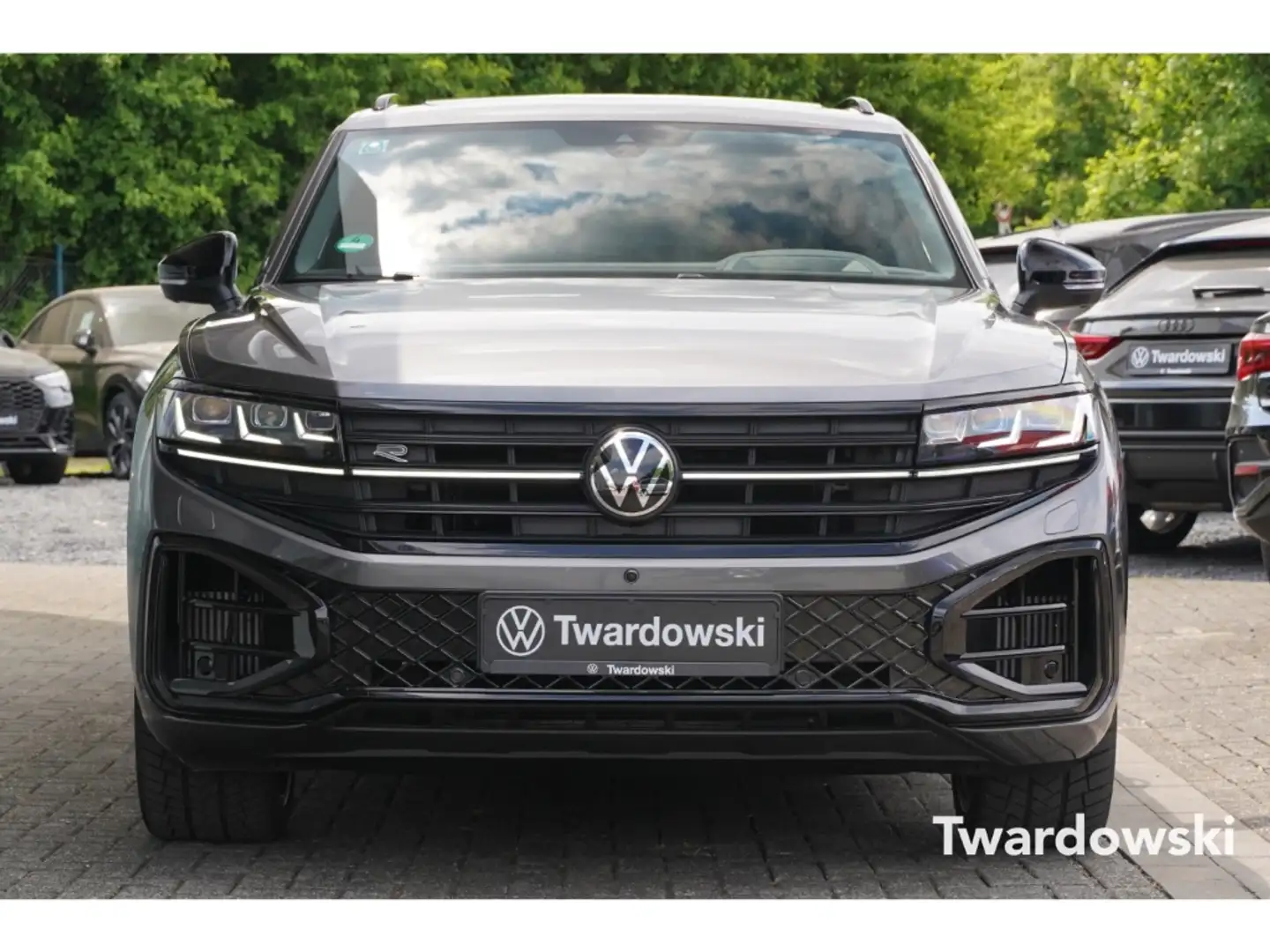 Volkswagen Touareg R-Line STHZ Pano ACC HUD 360 ALLLENKUNG Grau - 2