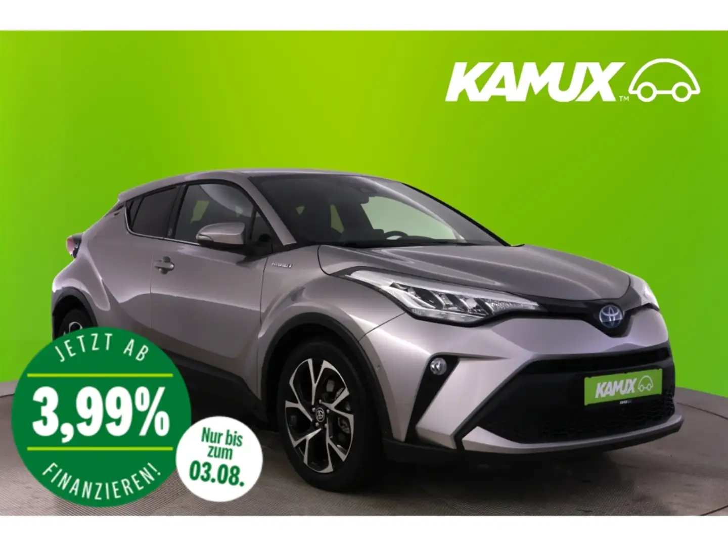 Toyota C-HR 2.0Hybrid Aut.Team D+LED+KAMERA+TEMPO Gris - 1
