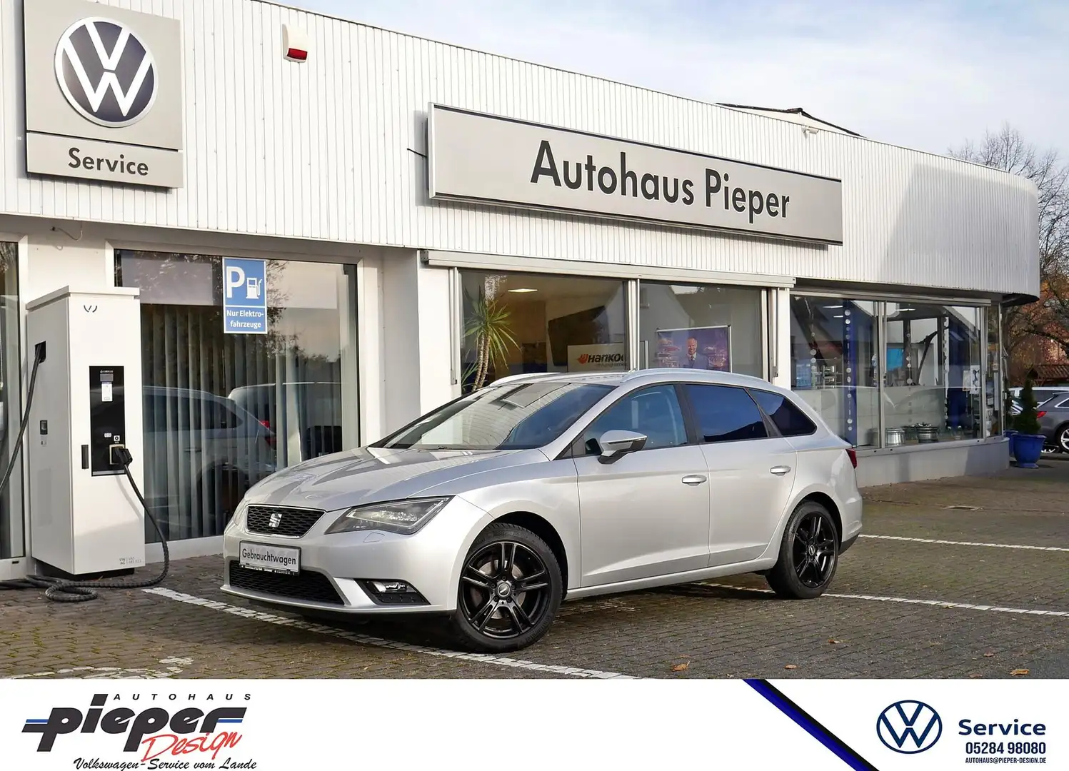 SEAT Leon 1.4 TSI Style AHK Bluetooth Sitzheizung 103 kW ... Silber - 1