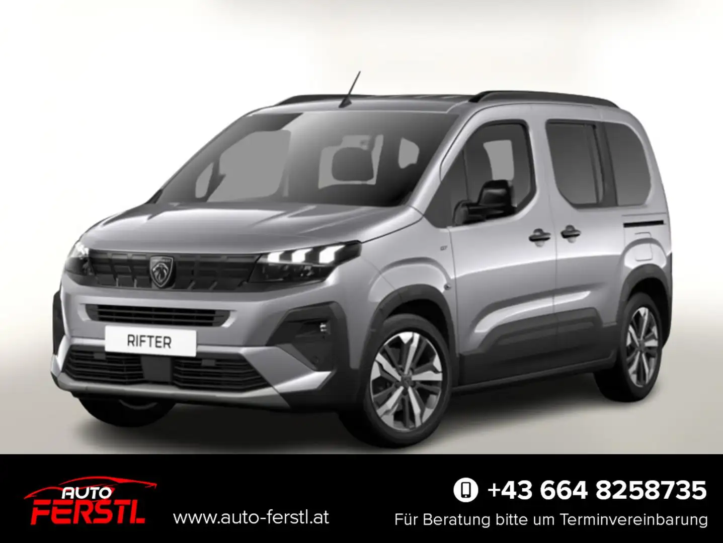 Peugeot Rifter 130 EAT8 GT Keyless Kam ACC 17Z MirrorL 96 kW (... Grau - 1