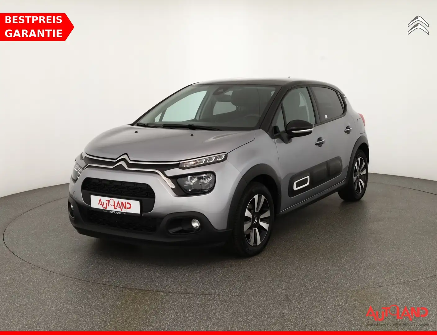 Citroen C3 PureTech 110 LED Navi Kamera Tempomat Grau - 1