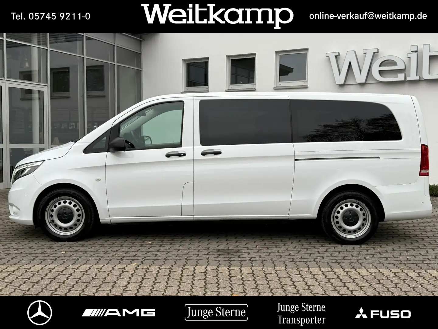 Mercedes-Benz Vito Vito 119 Tourer PRO XL LED+STHZ+AHK+DISTRO.+UVM. Weiß - 2