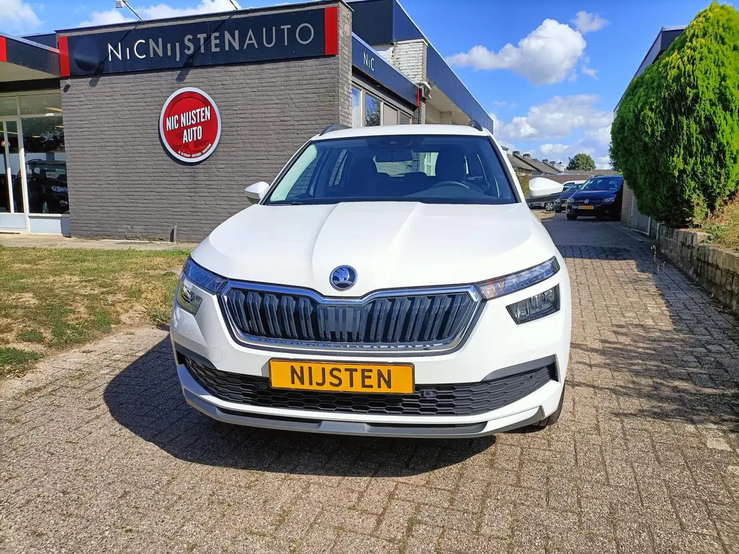 Skoda Kamiq 1.0 TSI DSG,Cruise,Airco,PDC, Apple/Android Blanc - 2