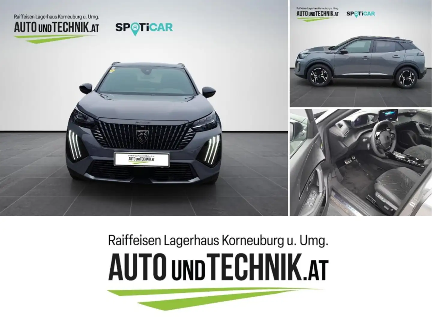 Peugeot 2008 E-2008 GT Elektromotor 156 (Batterie 54 kWh) Grau - 1