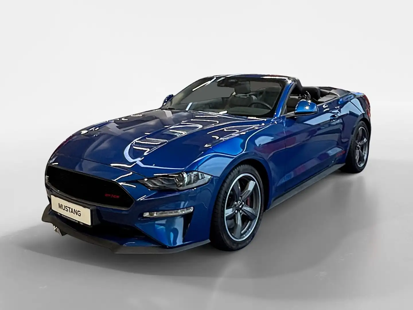 Ford Mustang 5,0 Ti-VCT V8 GT Cabrio Aut. Blauw - 1