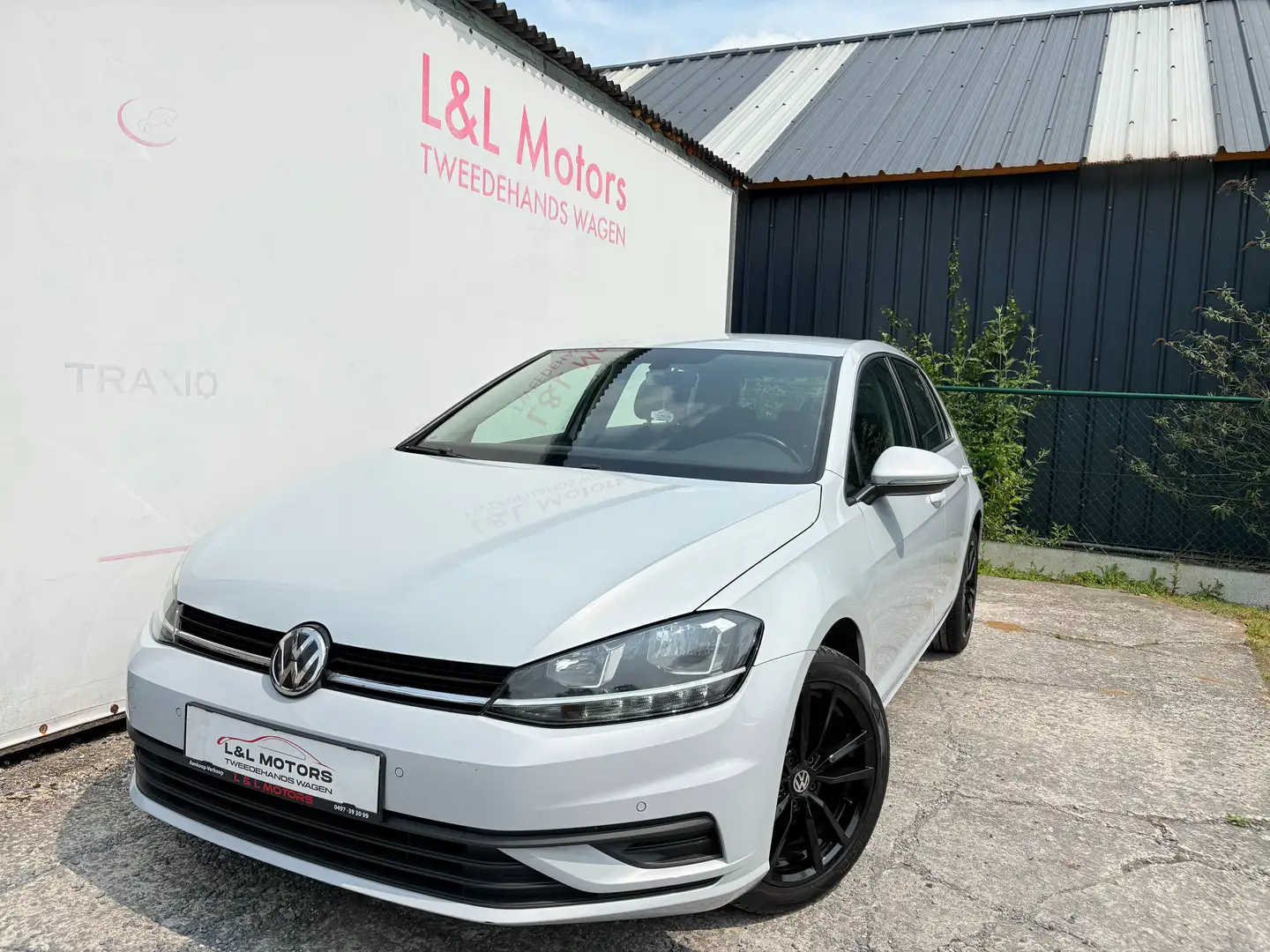 Volkswagen Golf 1.6Tdi Comfortline DSG*Carplay Camera Acc Alu 17* Blanc - 1