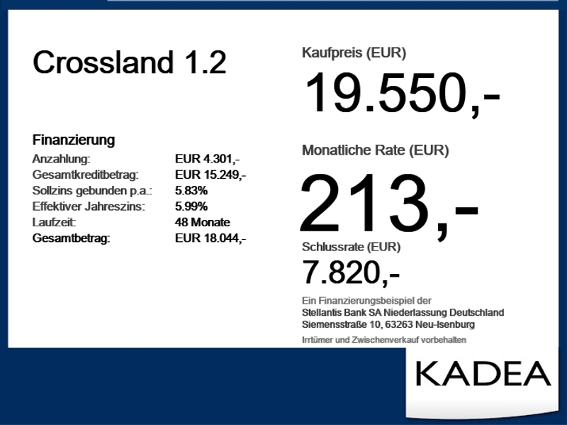 Opel Crossland 1.2 180°Kamera,PDC,LED,CarPlay,DAB, — photo 3