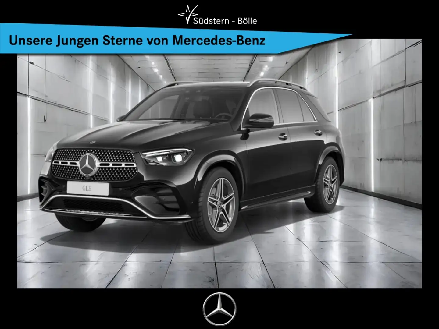 Mercedes-Benz GLE 300 d 4M AMG+PANO+AHK+DISTRO+AIRMATIC+Standh.+HeadUp Noir - 1