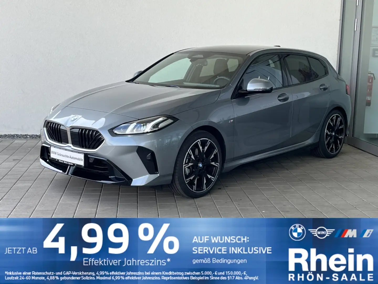 BMW 118 d Limousine M Sportpaket Navi.DrivingA.ParkA Grau - 1