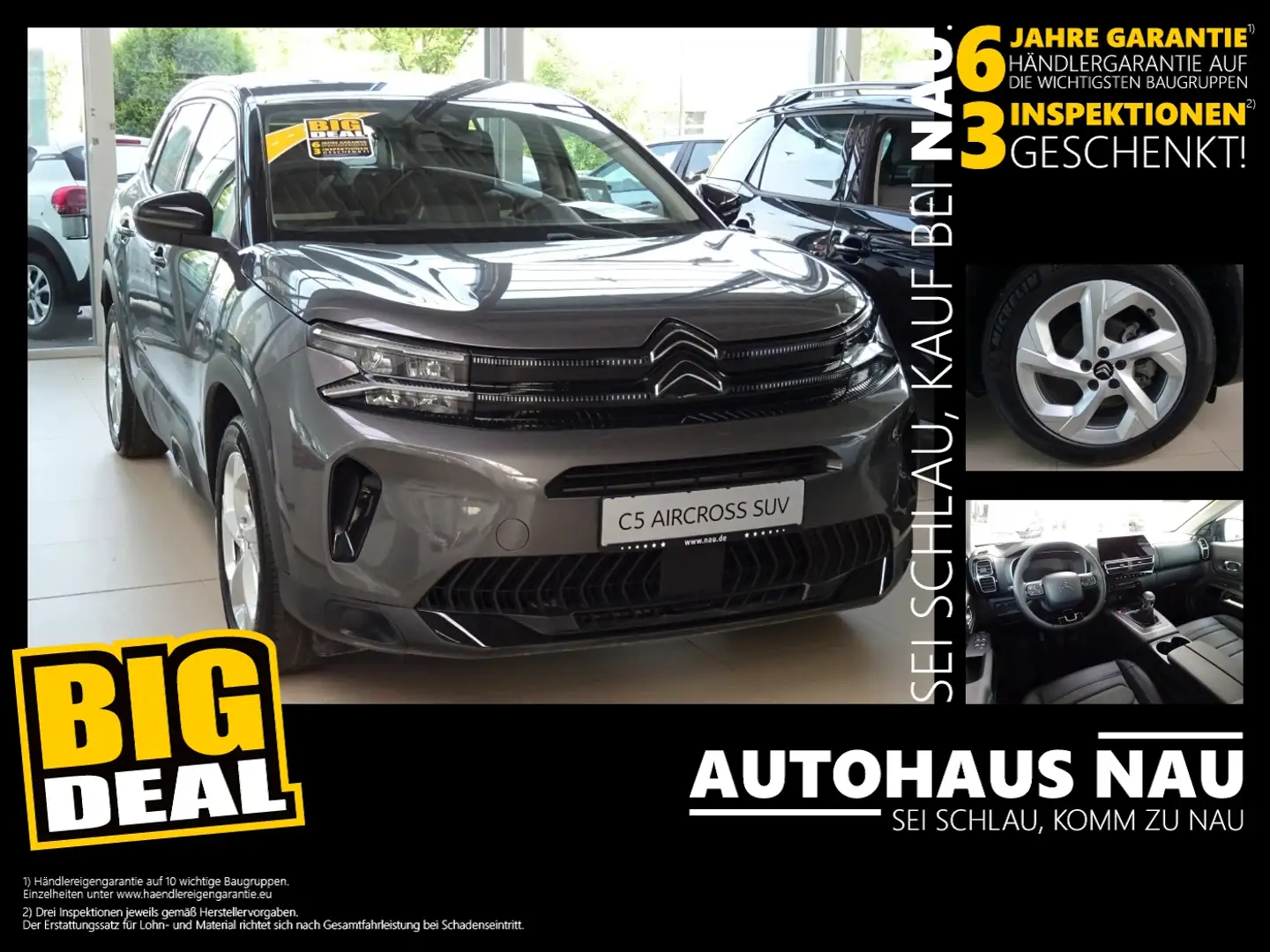 Citroen C5 Aircross 1.2 YOU Inspektionspaket BigDeal! Grey - 1