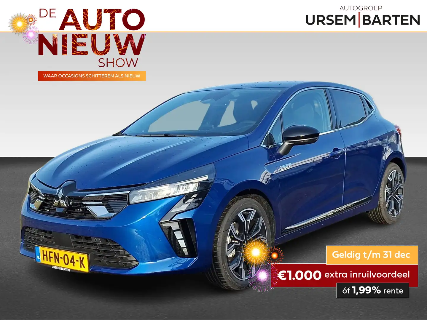 Mitsubishi Colt 1.6 HEV Intense+ Blauw - 1