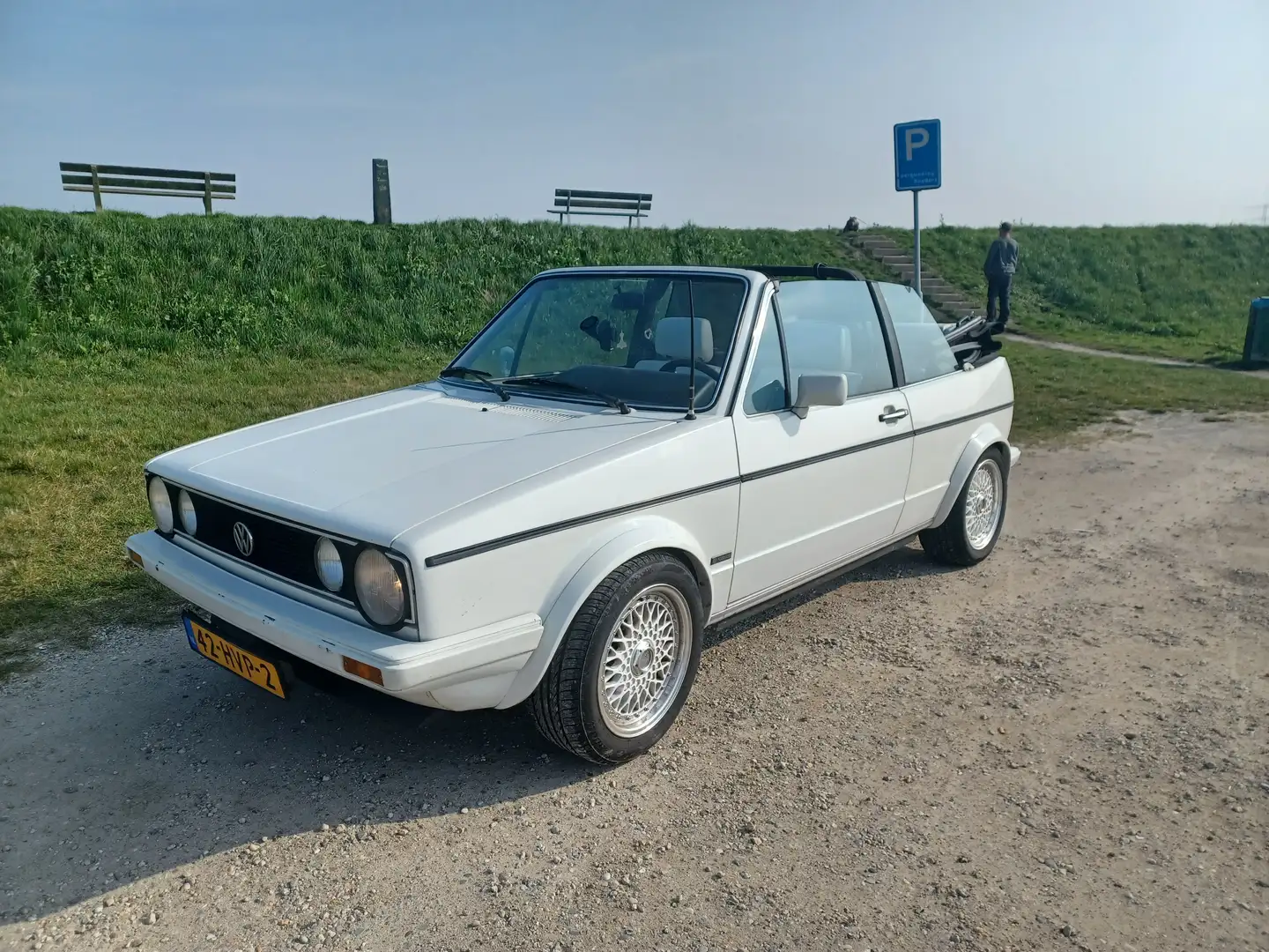 Volkswagen Golf Cabriolet Golf 1.6 GLs Alb - 1