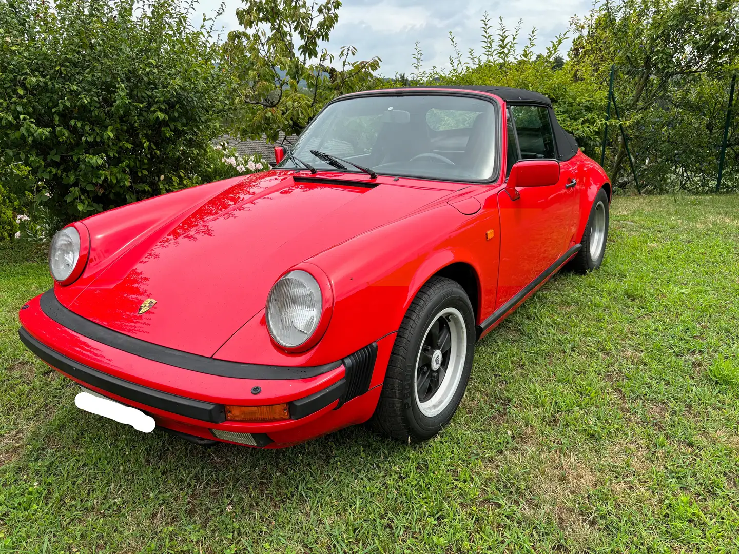 Porsche 911 3.2 Cabrio G50  Tetto elettrico  Aria condizionata Rosso - 1