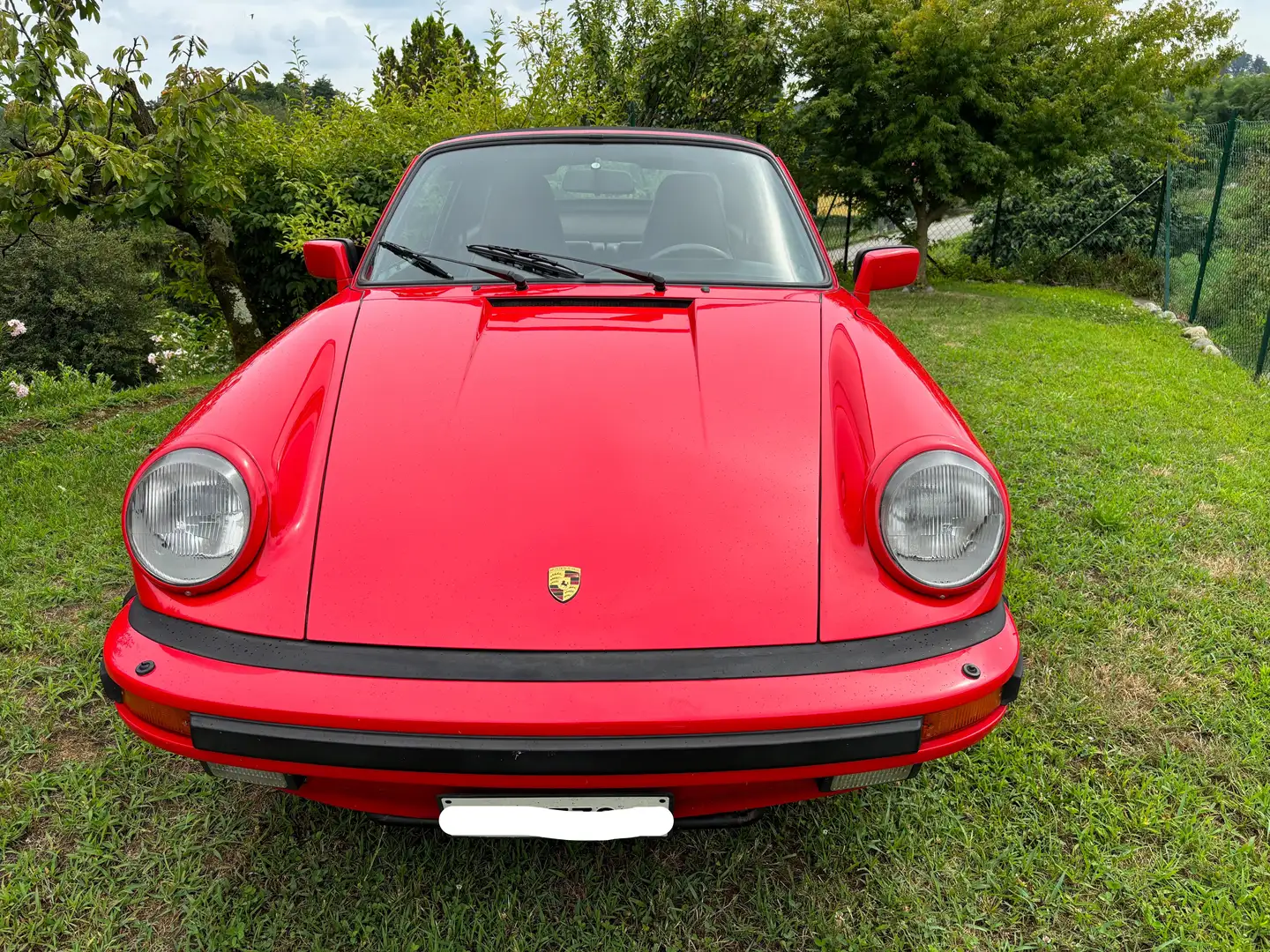 Porsche 911 3.2 Cabrio G50  Tetto elettrico  Aria condizionata Rosso - 2