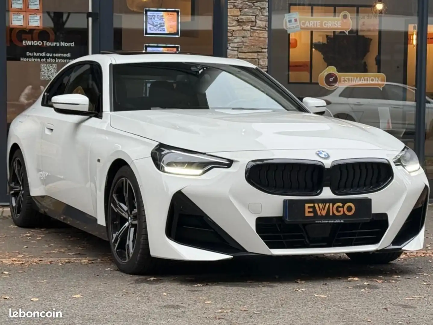 BMW 220 Serie COUPE 220i 184CH BVA M SPORT GARANTIE CONSTR Bianco - 2