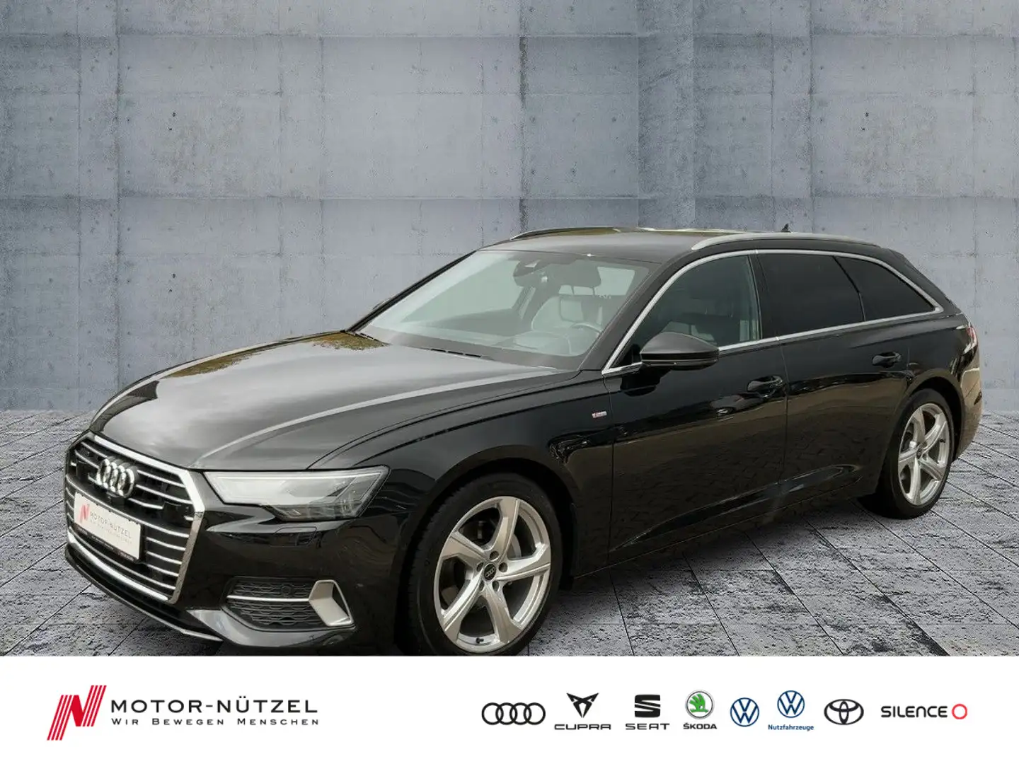 Audi A6 40 TDI QU S-TR S-LINE 5JG+LED+NAVI+AHK Schwarz - 1