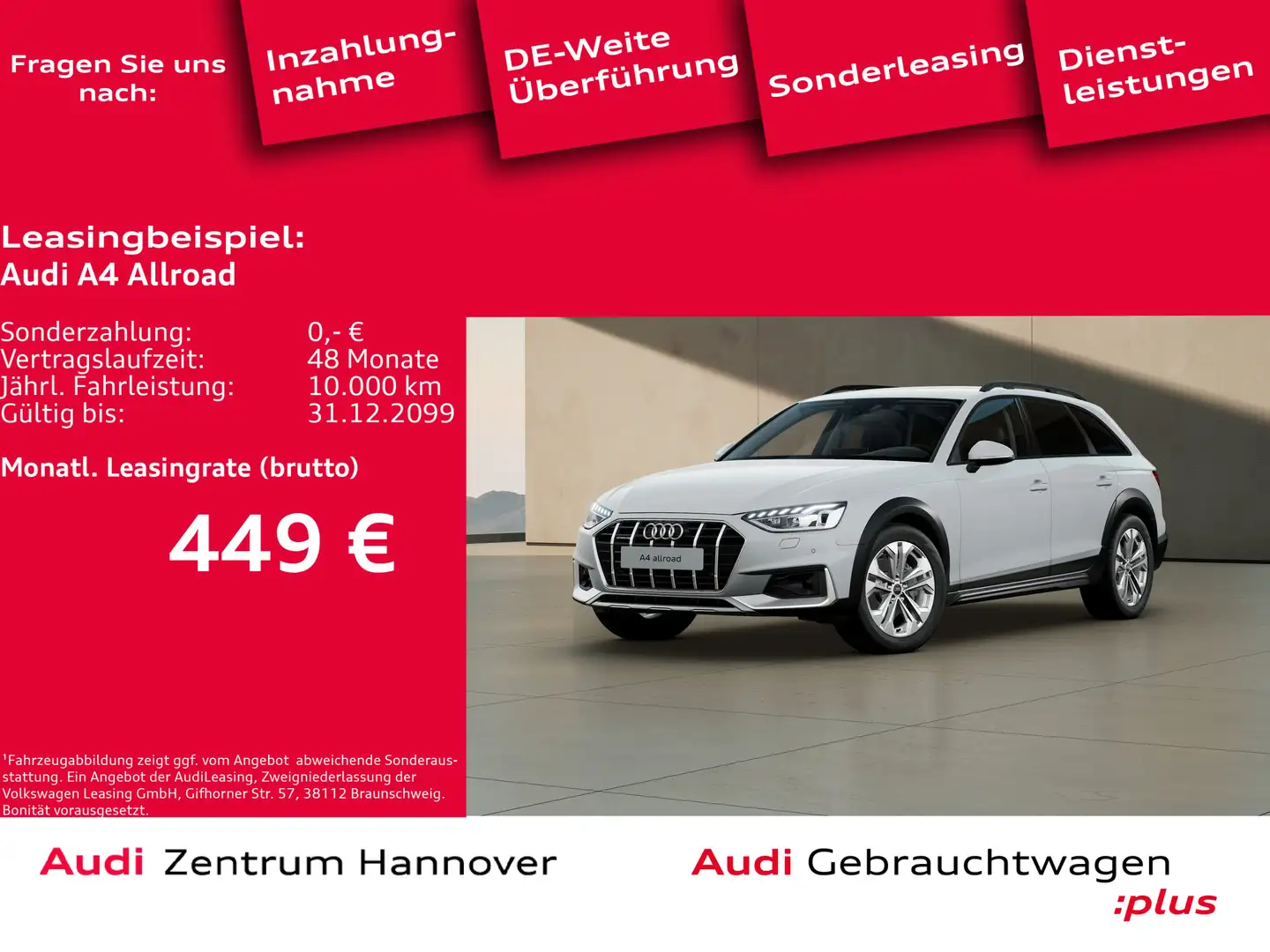 Audi A4 allroad A4 allroad 40 TDI quattro AHK LED Kamera virtual Blanc - 1
