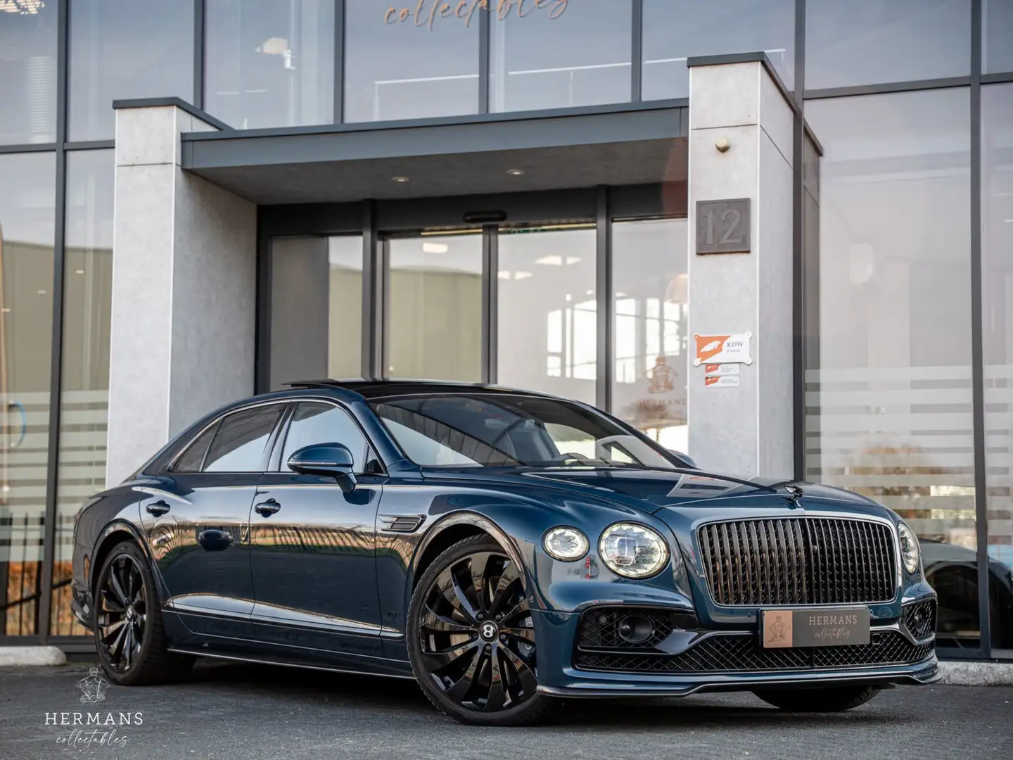 Bentley Flying Spur 4.0 V8 1st Edition / Mulliner / Blackline / Carbon Azul - 1