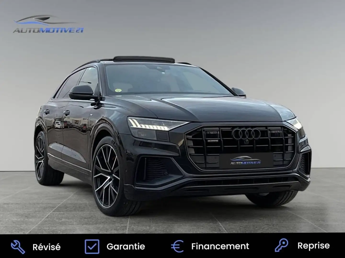 Audi Q8 50 TDI 286ch S line quattro tiptronic 8 Negro - 2