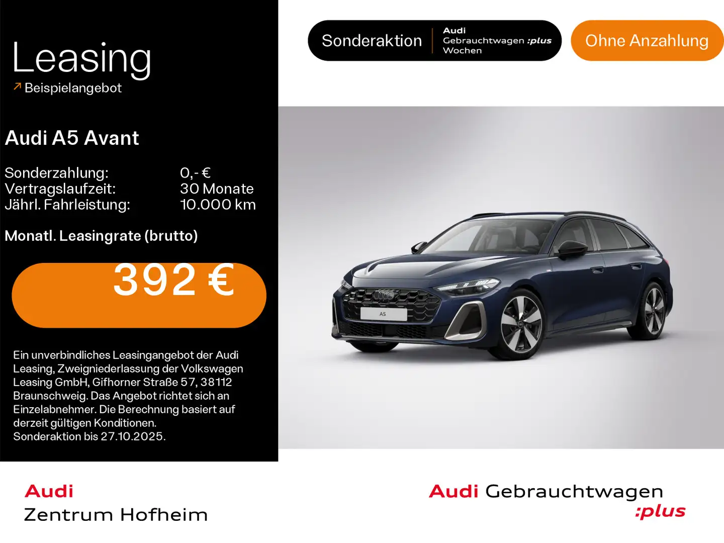 Audi A5 40 TFSI qu S line edition one S tro*B&O Blau - 1
