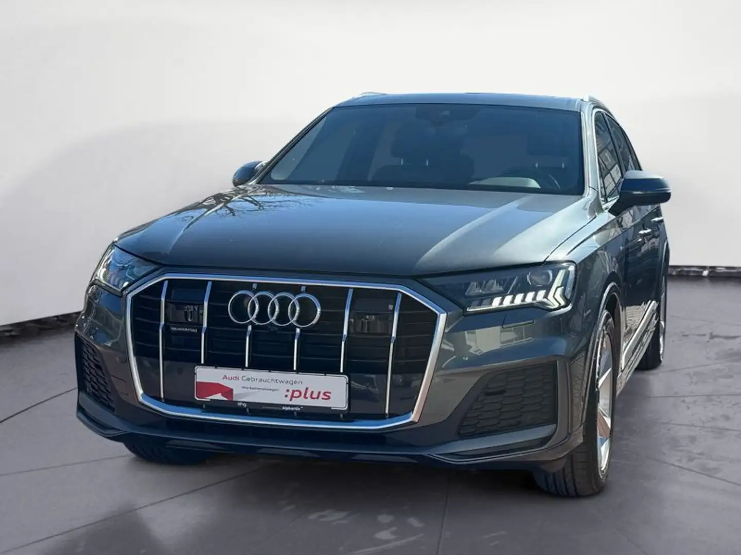 Audi Q7 50 TDI quattro S-line Matrix/Pano/Navi/ACC/As Grigio - 2