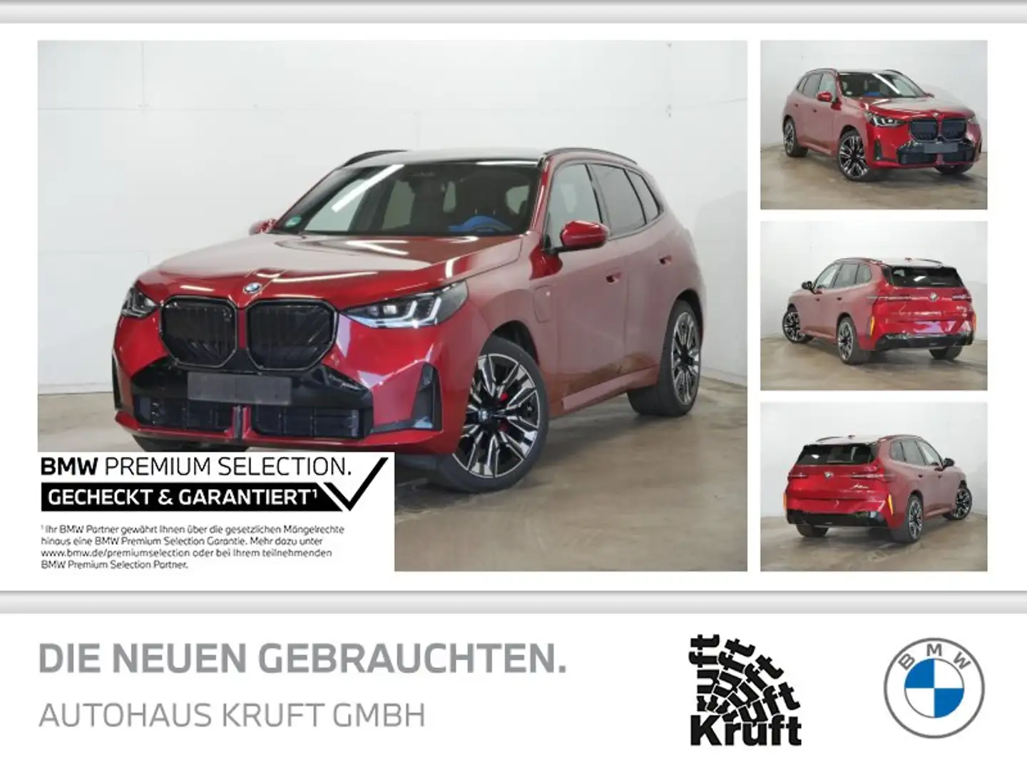 BMW X3 xDrive30e M SPORT PRO+PANO+AHK+E SITZE+KAMERA Rot - 1