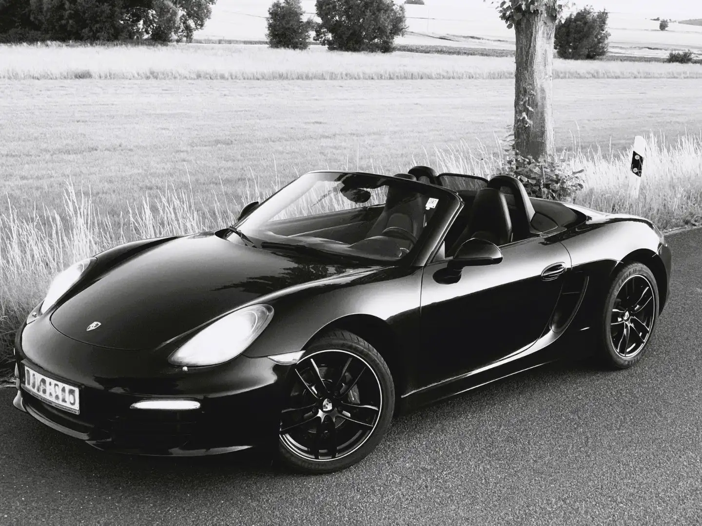 Porsche Boxster 6 Zylinder Sauger 19" SAGA VOLLLEDER 981 Noir - 2