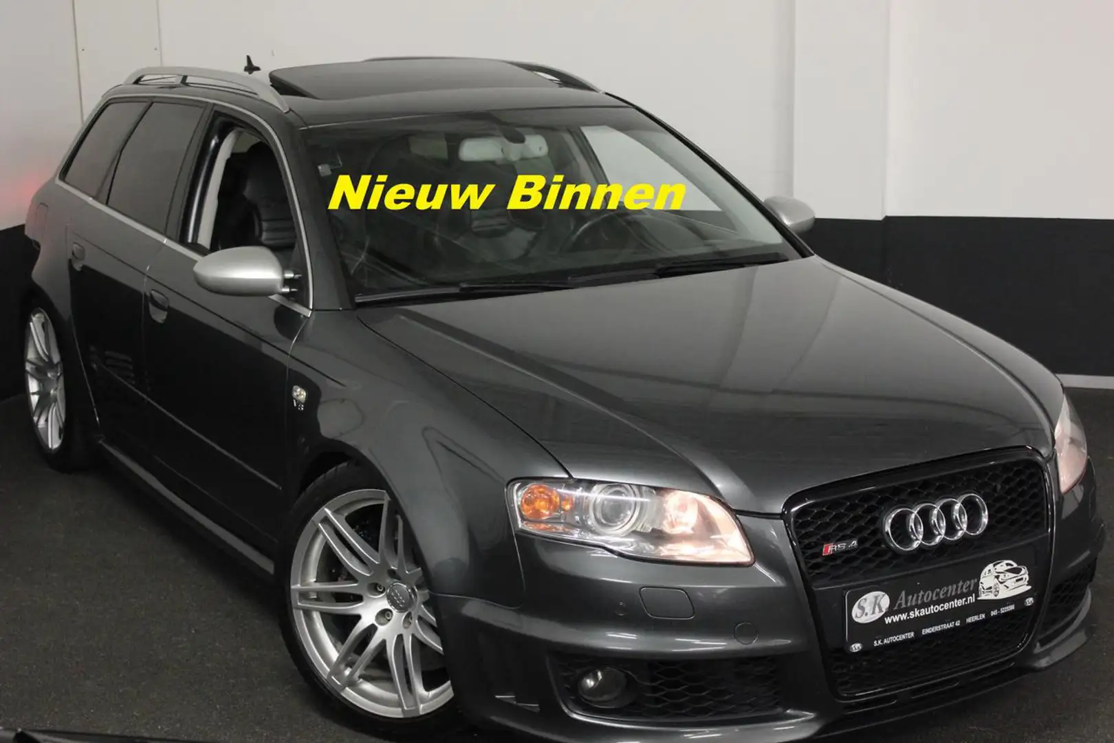 Audi RS4 AVANT QUATTRO FULL OPTIES PANO SPORTSTOELEN NETJES Šedá - 1