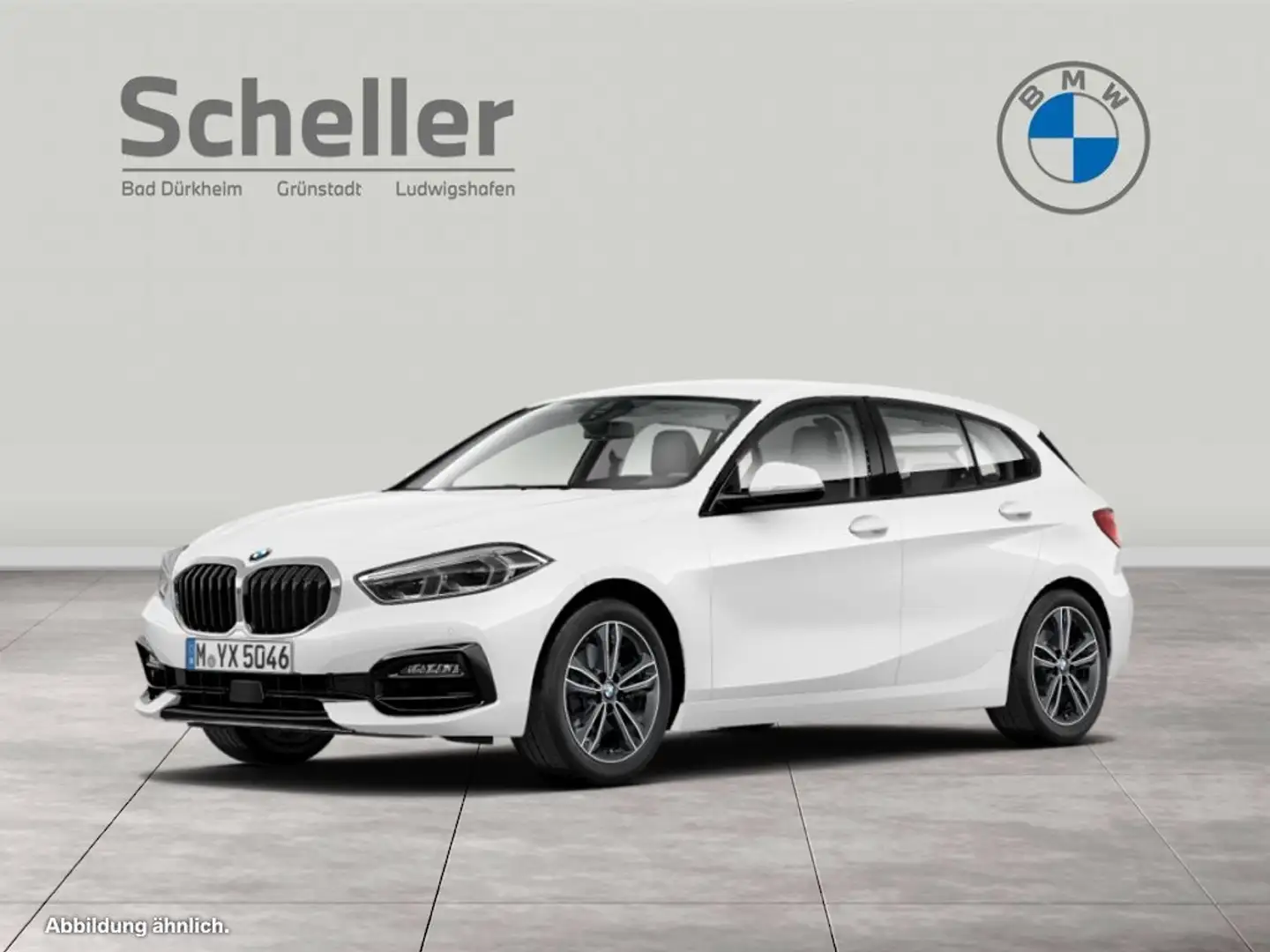 BMW 118 i Sport Line Head-Up HK HiFi DAB LED WLAN Blanc - 1