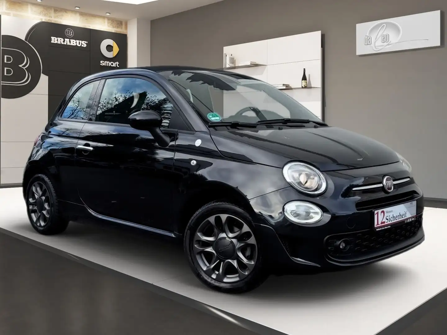 Fiat 500C Sport Hey Google Edition Apple CarPlay PDC Schwarz - 2